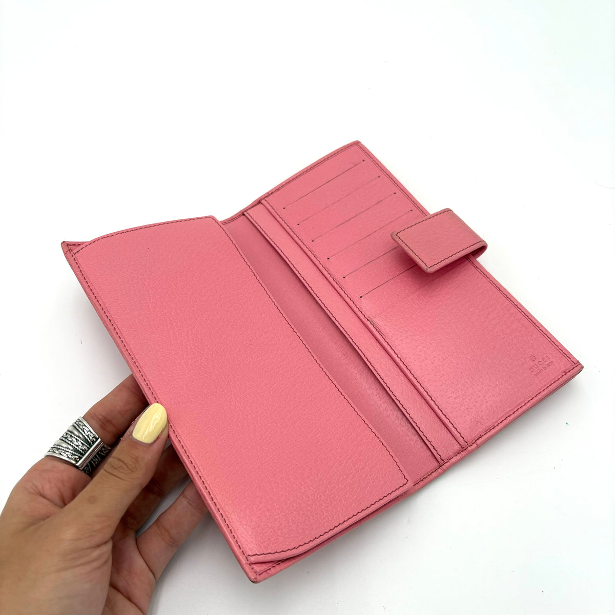 Gucci Pink "Eclipse" Long Wallet