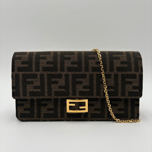 MINT Fendi Wallet On Chain FF Brown