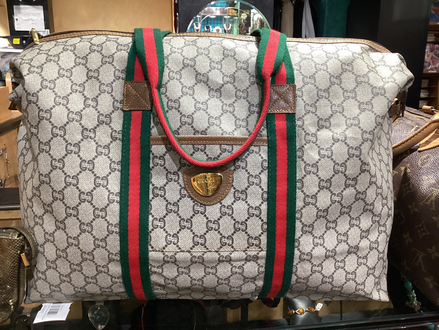 1980s Gucci Plus Canvas Travel Tote