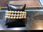 Sterling Triple Pearls Bracelet