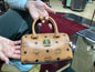 MCM Monogram Visetos Canvas Boston Mini Bag