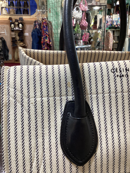 Celine Phantom Striped Luggage Bag