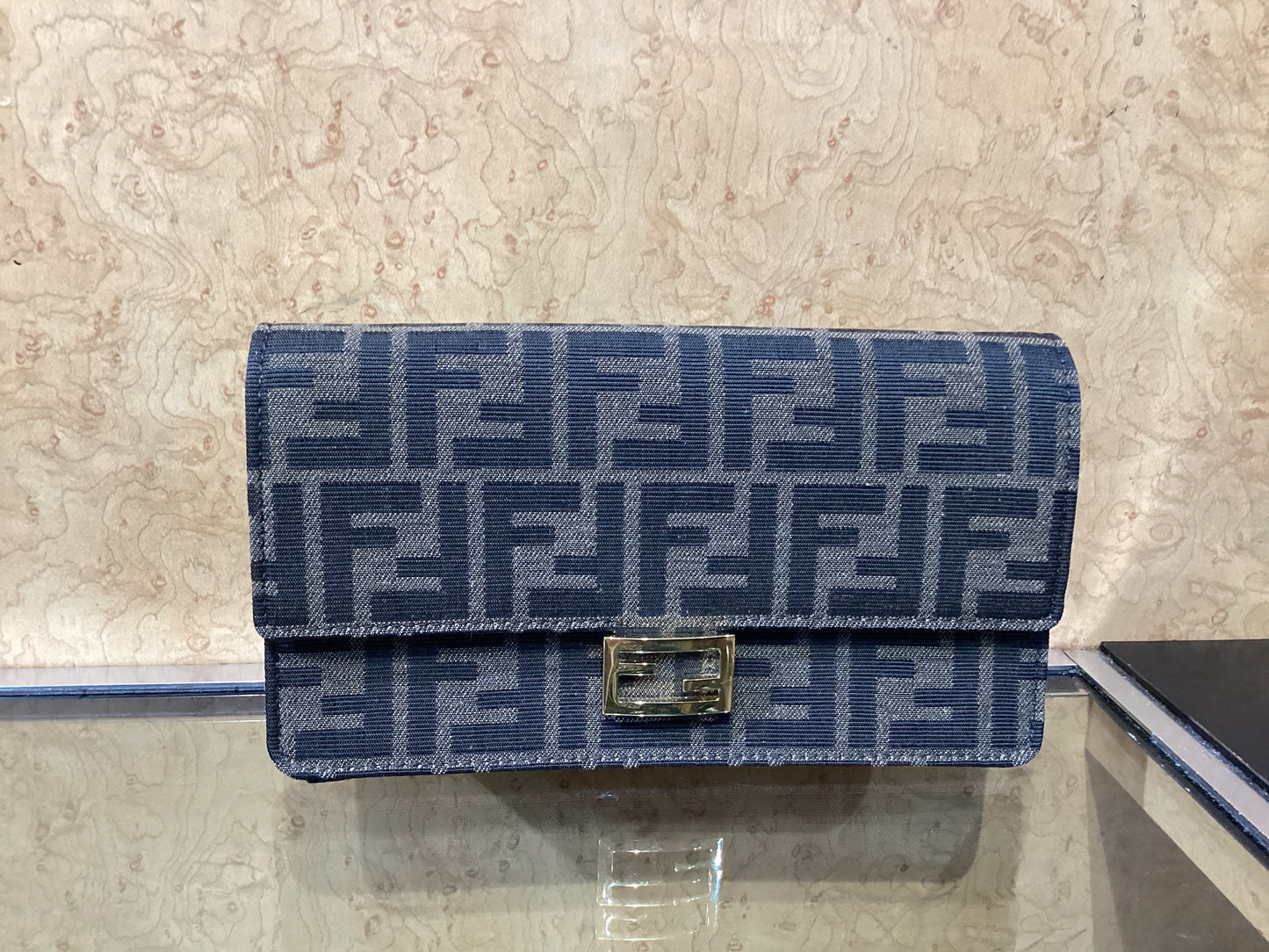 MINT Fendi Wallet On Chain FF Brown