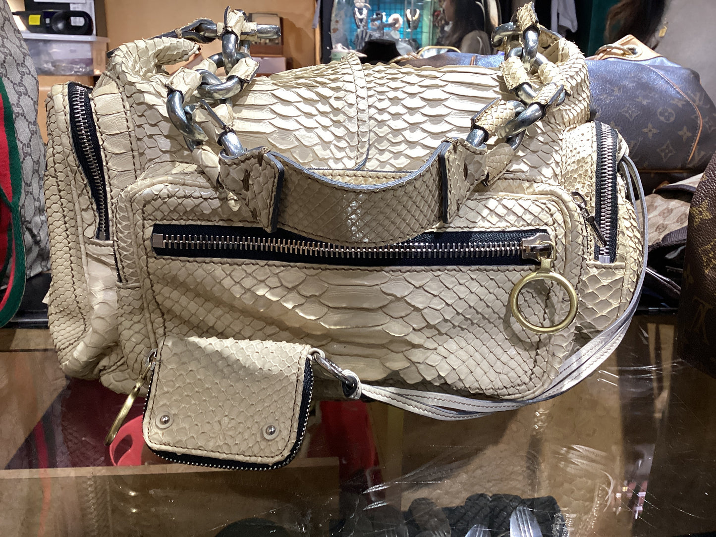 Chloe Python Betty Bag