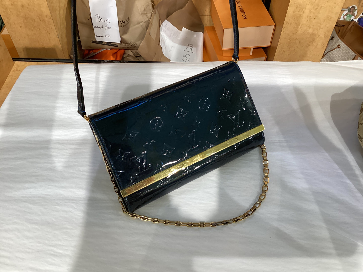 2013 Louis Vuitton Vernis Ana 2 Way Bag