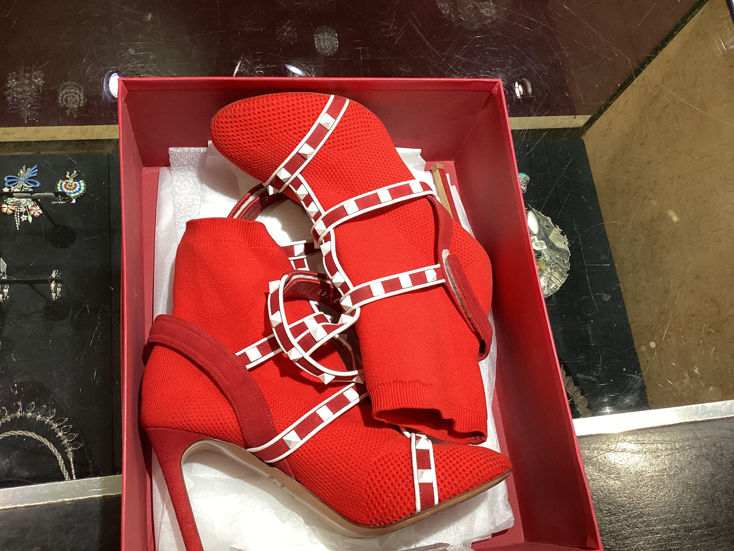Valentino Rockstud Bodytech Boots 36.5