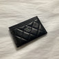 Chanel Lambskin Quilted Leather Card Holder