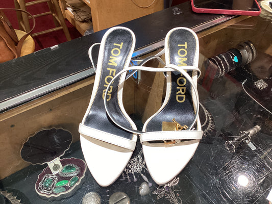 Tom Ford Padlock Stiletto Leather Heels
