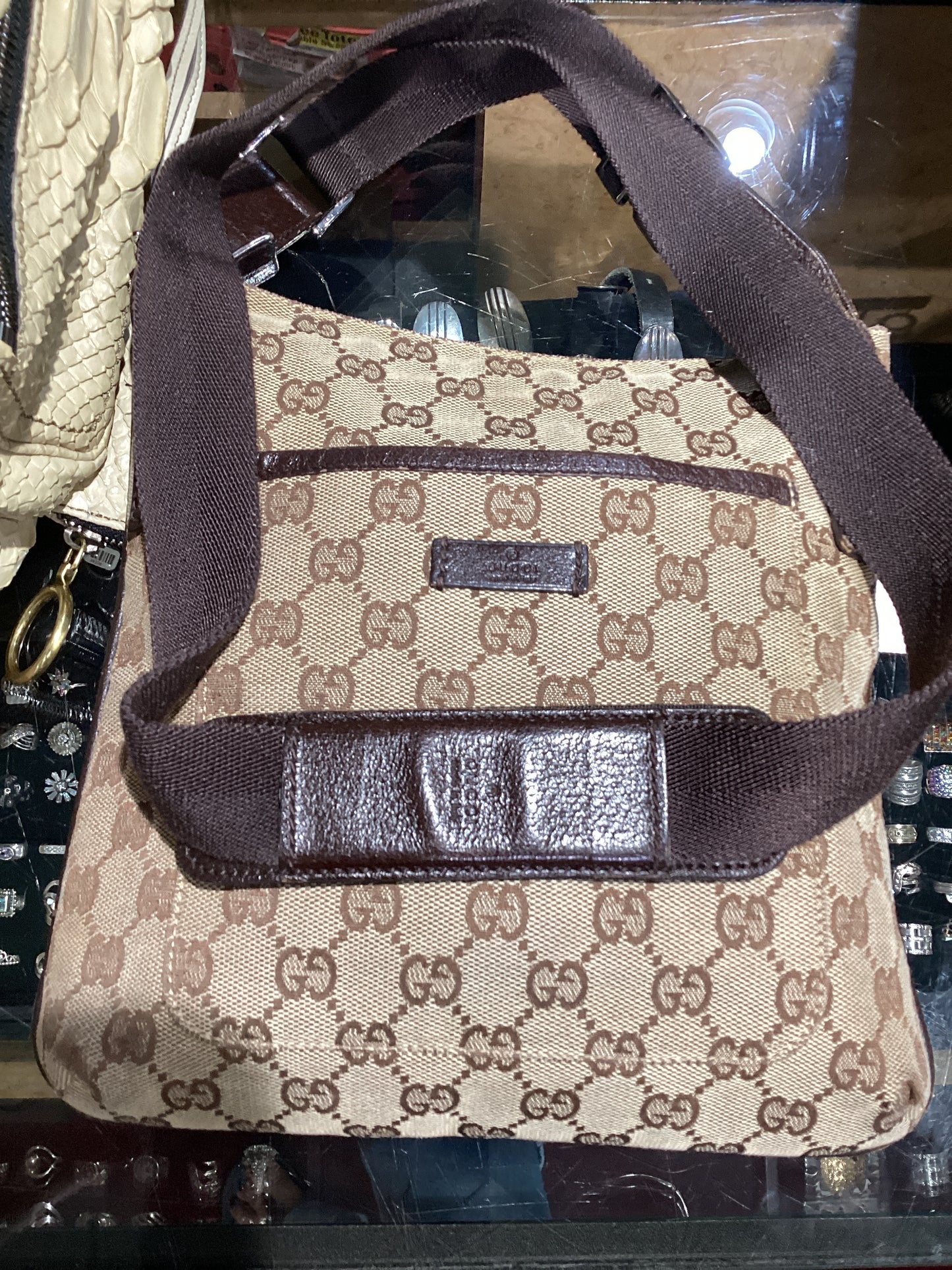 Gucci Canvas Messenger Crossbody