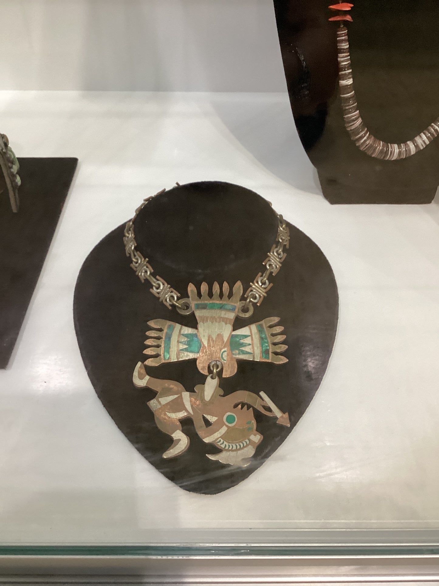 Vintage 'METALES CASADOS' Eagle Warrior Necklace