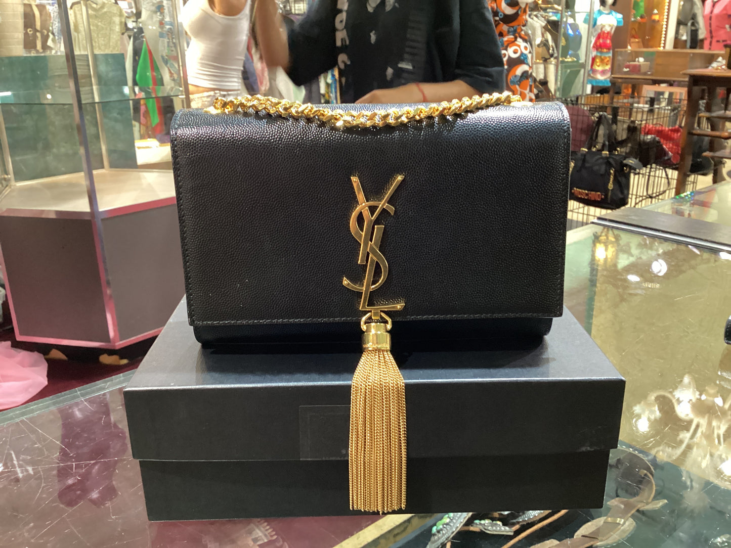 Saint Laurent YSL Kate Tassel Shoulder Bag