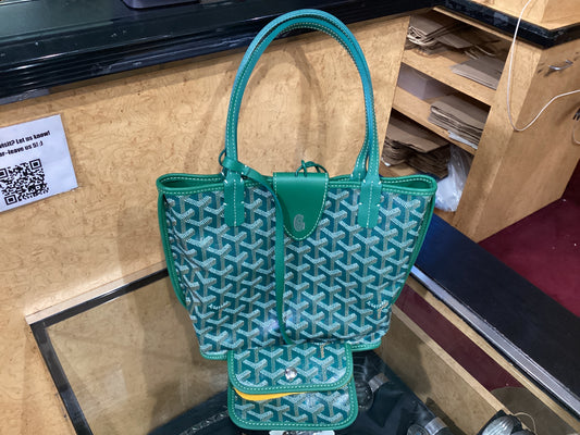 Goyard Anjou Reversible Tote Coated Canvas Mini